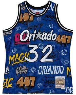 Mitchell & Ness Slap Sticker Swingman Jersey "Magic 1994 Shaquille O'Neal" Tfsm4768-Oma94Songren" - Blue