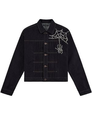 Boredom Kills Spider Type Jacket Bk022" - Black