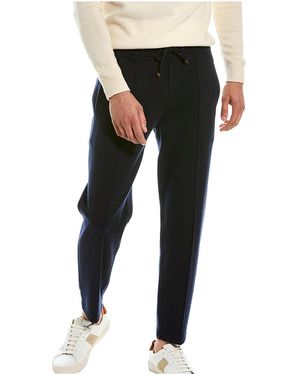 Brunello Cucinelli Drawstring Tailored Trousers Brun437" - Black