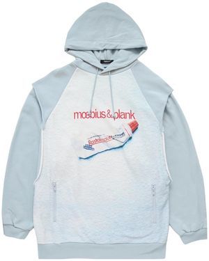 Undercover Moebius & Plank Hoodie Uc2E48031" - Black