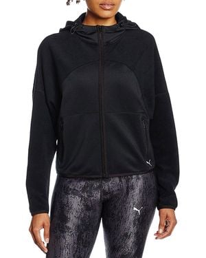 PUMA Yogini Warm Hooded Jacket 514576 01" - Black