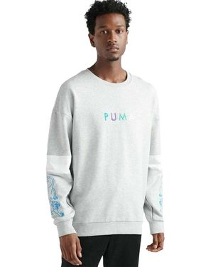 PUMA Last Dayz Crewneck Sweatshirt 579260 02" - Black