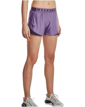 Under Armour Play Up 3.0 Shorts "Retro Tux" 1344552 571" - Black