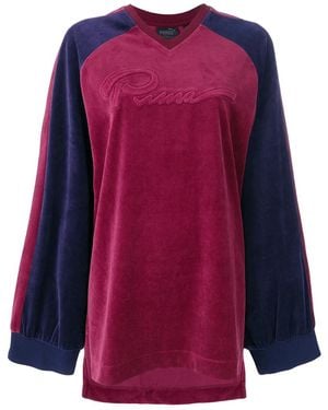 PUMA Velour O/S V-Neck Pullover "Fenty By Rihanna - Black
