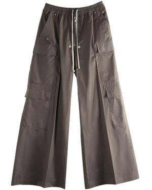 Rick Owens Cargobelas Trousers "Dark Dust" Ru01F2339 P 78" - Black