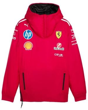 PUMA Scuderia Ferrari Team Reversible Jacket "Dark Cherry" 763939 01" - Red