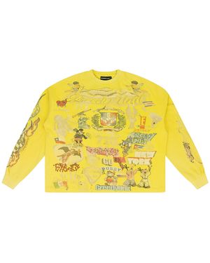 Greedy Unit All Over Thermal T-Shirt Gut Mtps 0004" - Black