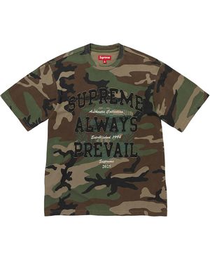 Supreme Always Prevail Short-Sleeve Top "Fw25 - Black
