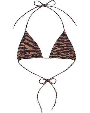 Chrome Hearts X Dib Tiger Bikini Top Chrm1084" - Black
