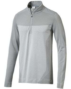 PUMA Evoknit Seamless 1/4 Zip Jacket 574545 01" - Black
