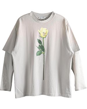 Acne Studios Layered Graphic T-Shirt "Light" Fn Wn Tshi000872 Light" - Black
