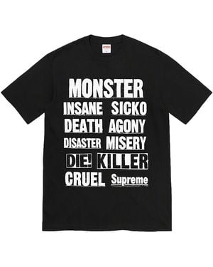 Supreme Monster T-Shirt "Fw21 - Black