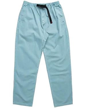 Gramicci Cotton Twill Trousers "Dusty Pigment" G102 Ogt Ga400" - Blue