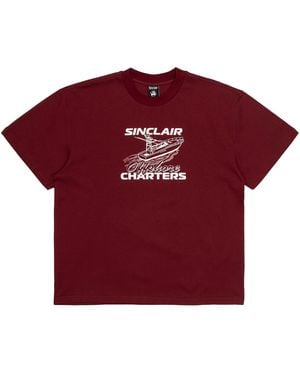 Sinclair Offshore Charter Short Sleeve T-Shirt Smt171 1" - Red