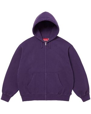 Supreme Cut Out Zip Up Hoodie "Dark" Su27263" - Purple