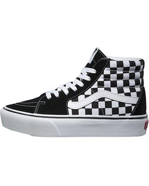 Vans Sk8 Hi Platform 2.0 "Checkerboard" Vn0A3Tknqxh" - Black