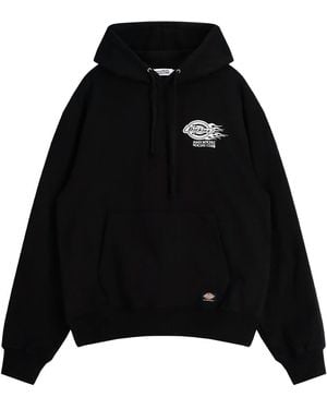 ANTI SOCIAL SOCIAL CLUB Assc Dickies Flame Hoodie Assc093" - Black