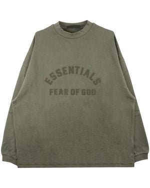Fear Of God Heavy Jersey Ls Tee "Ink" 125Sp242010F" - Green