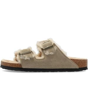 Birkenstock Arizona Shearling "Suede Leather - Black