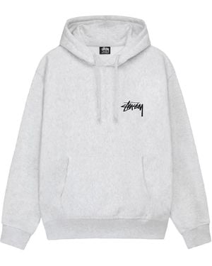 Stussy Cherries Hoodie "Ash Heather" Stus450" - Black