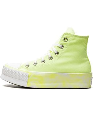 Converse Ctas Lift Hi "Volt Glow" A02087C" - Black