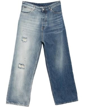 Vetements Degrade Effect Jeans Me76Dp079Ln" - Blue