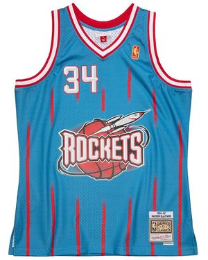 Mitchell & Ness Nba Hakeem Olajuwon Reload 2.0 Swingman Jersey "1996 Houston Rockets - Blue