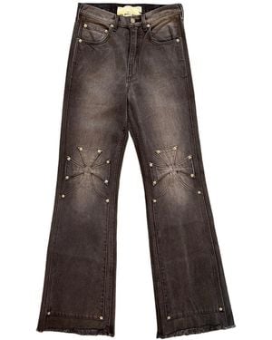 SEKRIT Chopper Carpenter Trousers "Vintage" Skrt007" - Black