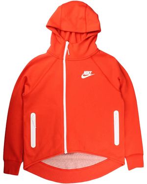 Nike Sportswear Tech Fleece Full-Zip Hoodie "Habanero" 930757 634" - Red