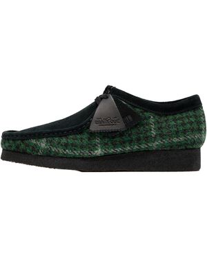 Clarks Originals Wallabee Boot Tweed Combination" 26182790" - Black
