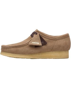 Clarks Originals Wallabee "Wolf Suede" 26181140" - Black
