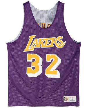 Mitchell & Ness Reversible Mesh Tank "Lakers" Tmtk3208 Lalyyejhpurp" - Black