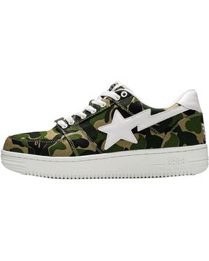A Bathing Ape Sta Low "Abc" 1H30191011 Grn" - Black