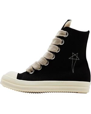 Rick Owens Jumbo Laced High Sneaks Milk" Du02E7818 Dom8W2 9811" - Black