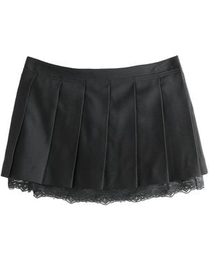 Acne Studios Mini Pleated Skirt Fn Wn Skir000906" - Black