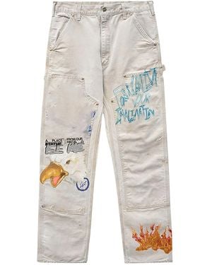 Travis Scott Fragment Painters Imagination Trousers "Cactus Jack - Black
