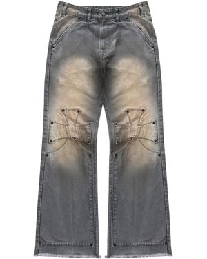77 Studios Thrash Denim Jeans Wash" 77S008" - Black