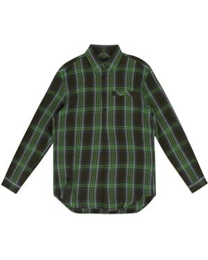 3MAN Highland Shirt _103007" - Green