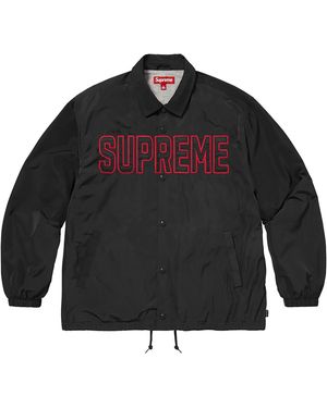 Supreme Spellout Coaches Jacket "Ss26 - Black
