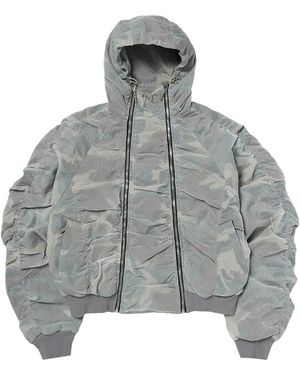THUG CLUB Clouded Double Flying Bio Jacket "Multi Tc25Jp0103" - Black