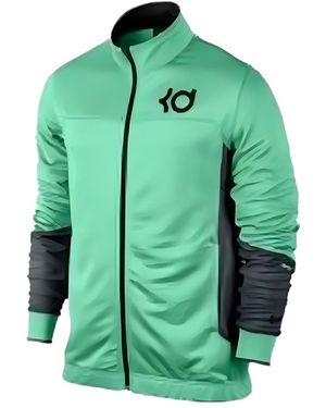 Nike Full Zip Basketball Jacket "Kd Precision Moves Wu" 579450 301" - Green
