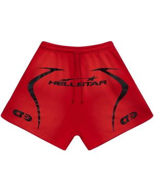 HELLSTAR Warm Up Shorts Hsr247" - Red