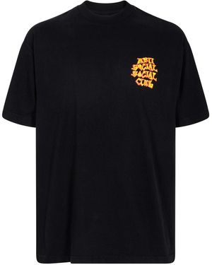 ANTI SOCIAL SOCIAL CLUB Low Brow Premium T-Shirt As0386" - Black