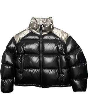 Moncler Cuscute Two Tone Short Down Jacket Metallic" Mon73" - Black