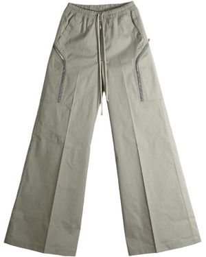 Rick Owens Heizer Belas Trousers "Dark Pearl" Ru02F4386 Te 48" - Black