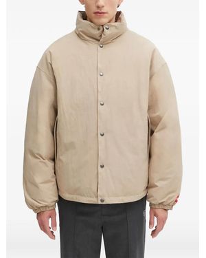 The North Face Tnf Box Down Jacket "Mushroom" Nf0A8Egbbox" - Black