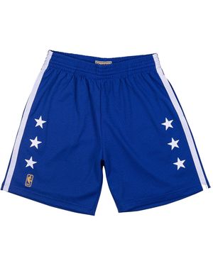 Mitchell & Ness Swingman Shorts "Nba Bullets 1996" Smshcp19070 Wburoya96" - Blue