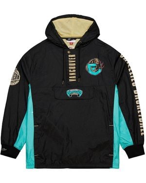 Mitchell & Ness Team Og 2.0 Anorak Windbreaker Vintage Logo "Nba Grizzlies" Ojpo7093 Vgryypppblck" - Black