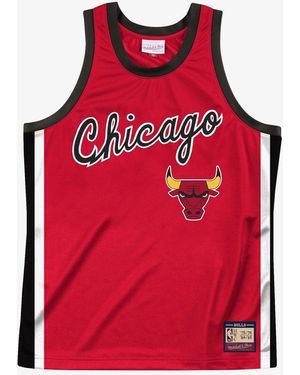 Mitchell & Ness Nba Team Heritage Tank Bulls 75-84 "University" Ttnklg18056 Cbuscar75" - Red
