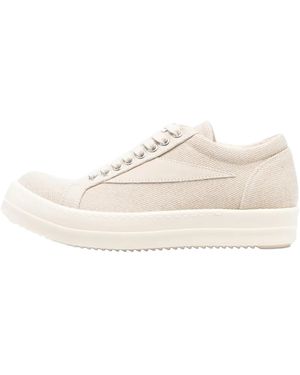 Rick Owens Vintage Low "Natural Milk" Ds01F4803Hcvslv 2111" - Black